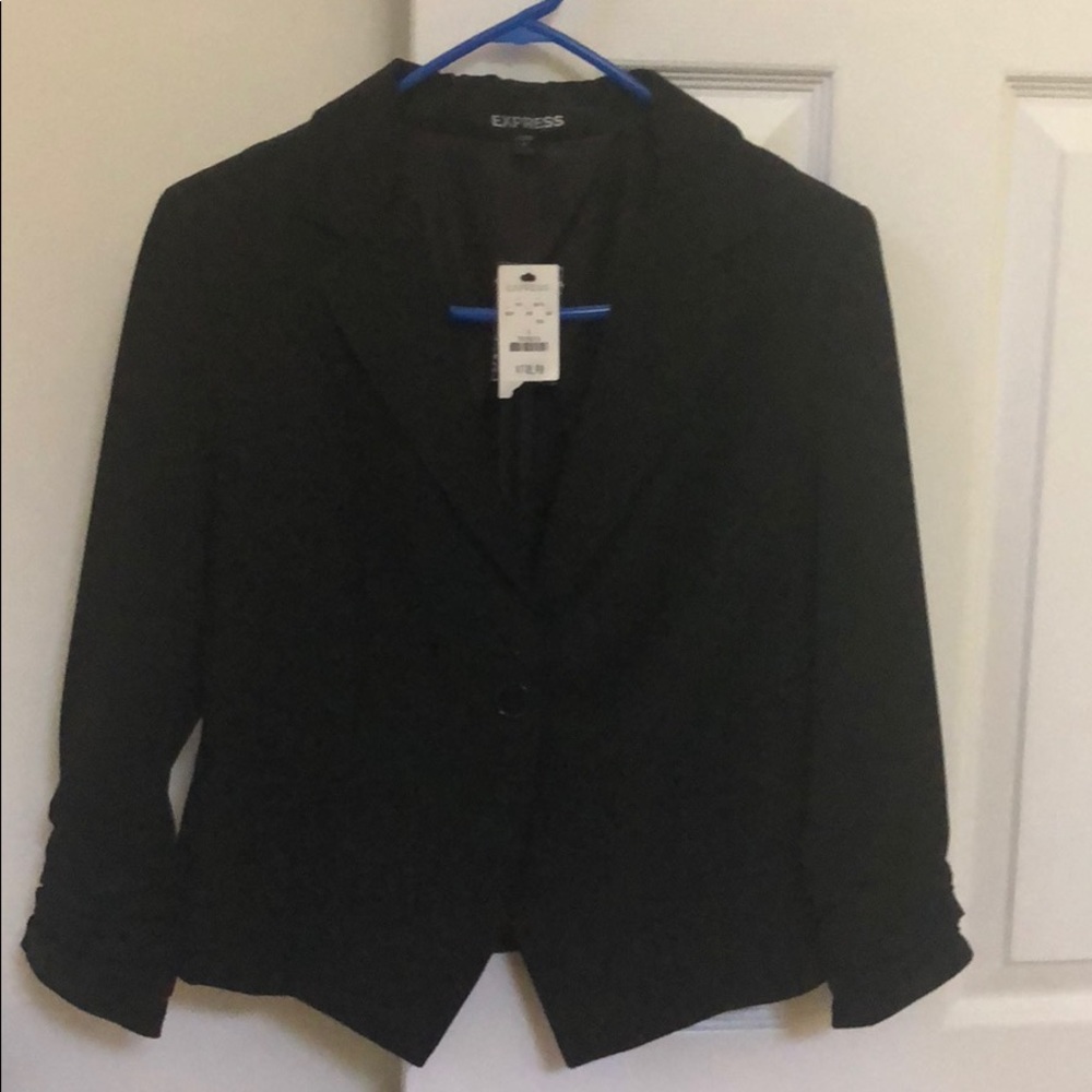 Express suit jacket black NWT size 6